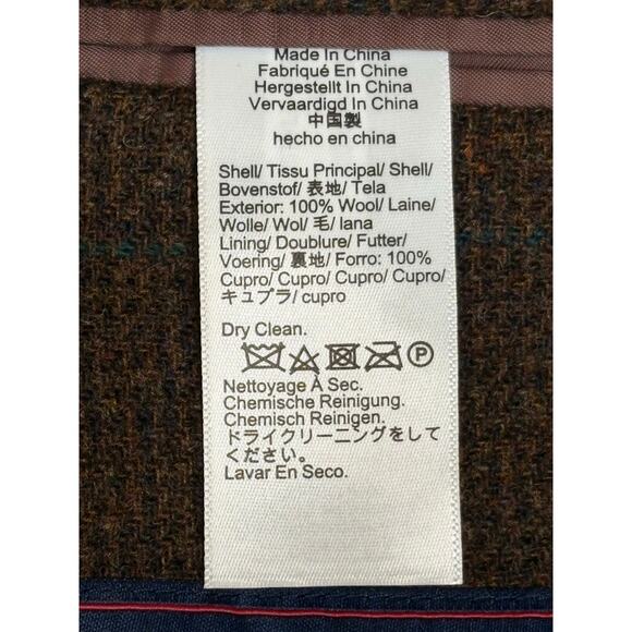 J. Crew Crosby Classic-Fit Blazer English Merino Wool Brown 38S - Picture 6 of 10